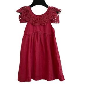 Zara pink eyelet dress 1.5Y